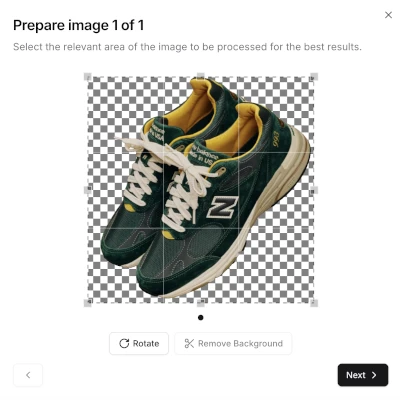 Upload fashion item